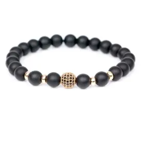 Classy Men Bracelet Matte Gold