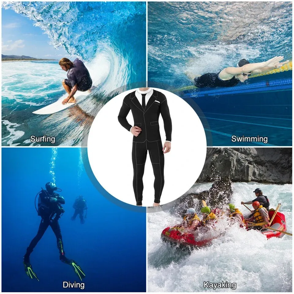 3mm Scuba Neoprene Suit: Wetsuit that looks like a suit