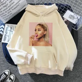 Ariana Grande Hoodie Harajuku Funny Women 90s Sweatshirt Clothes Female/male Graphic Pullovers Hood Oversized Ulzzang Tumblr