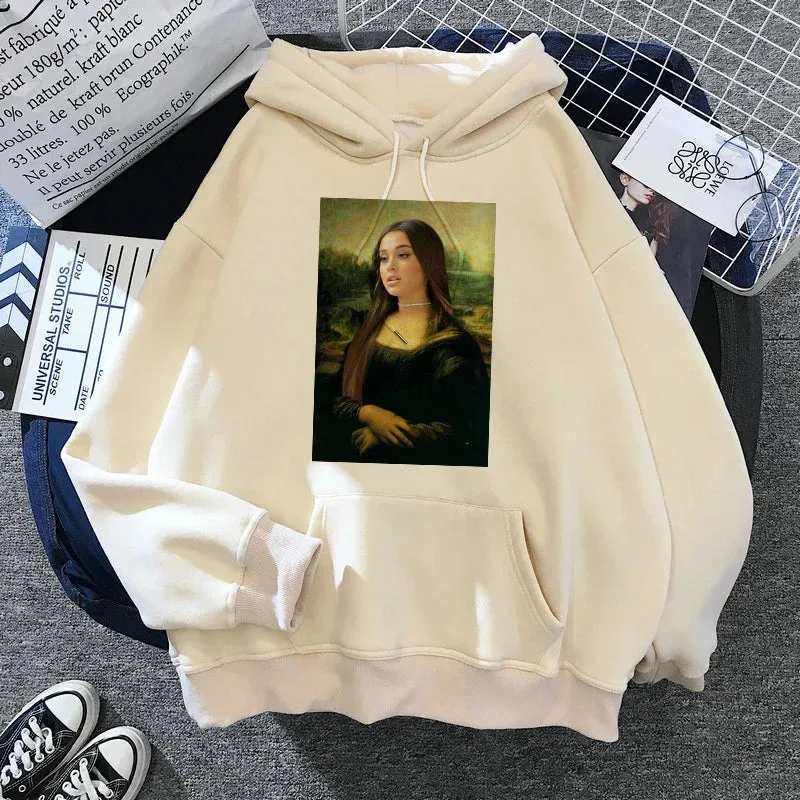 Ariana Grande Hoodie Harajuku Funny Women 90s Sweatshirt Clothes Female/male Graphic Pullovers Hood Oversized Ulzzang Tumblr