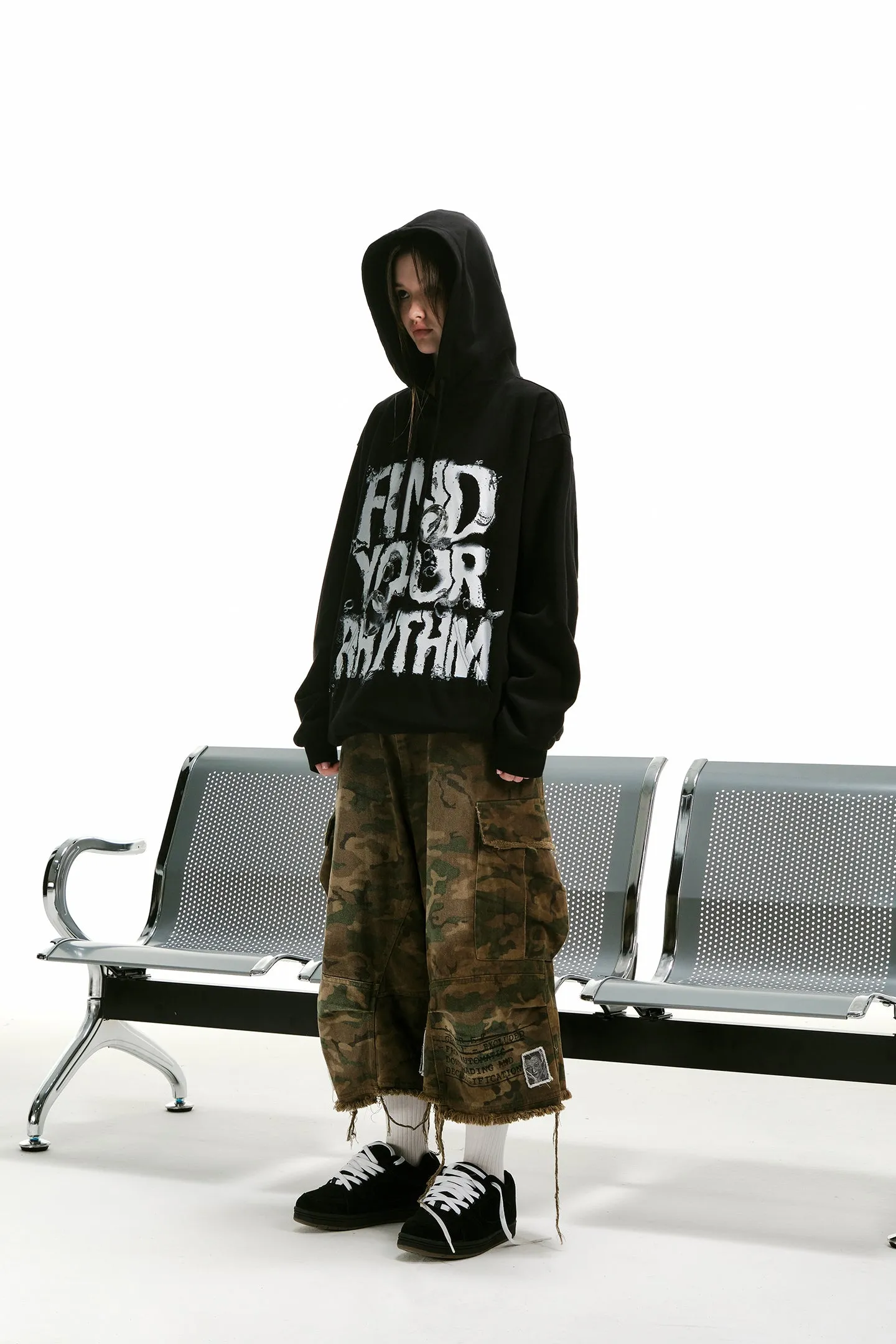 Beaster Ghost Face Bubble Hoodie