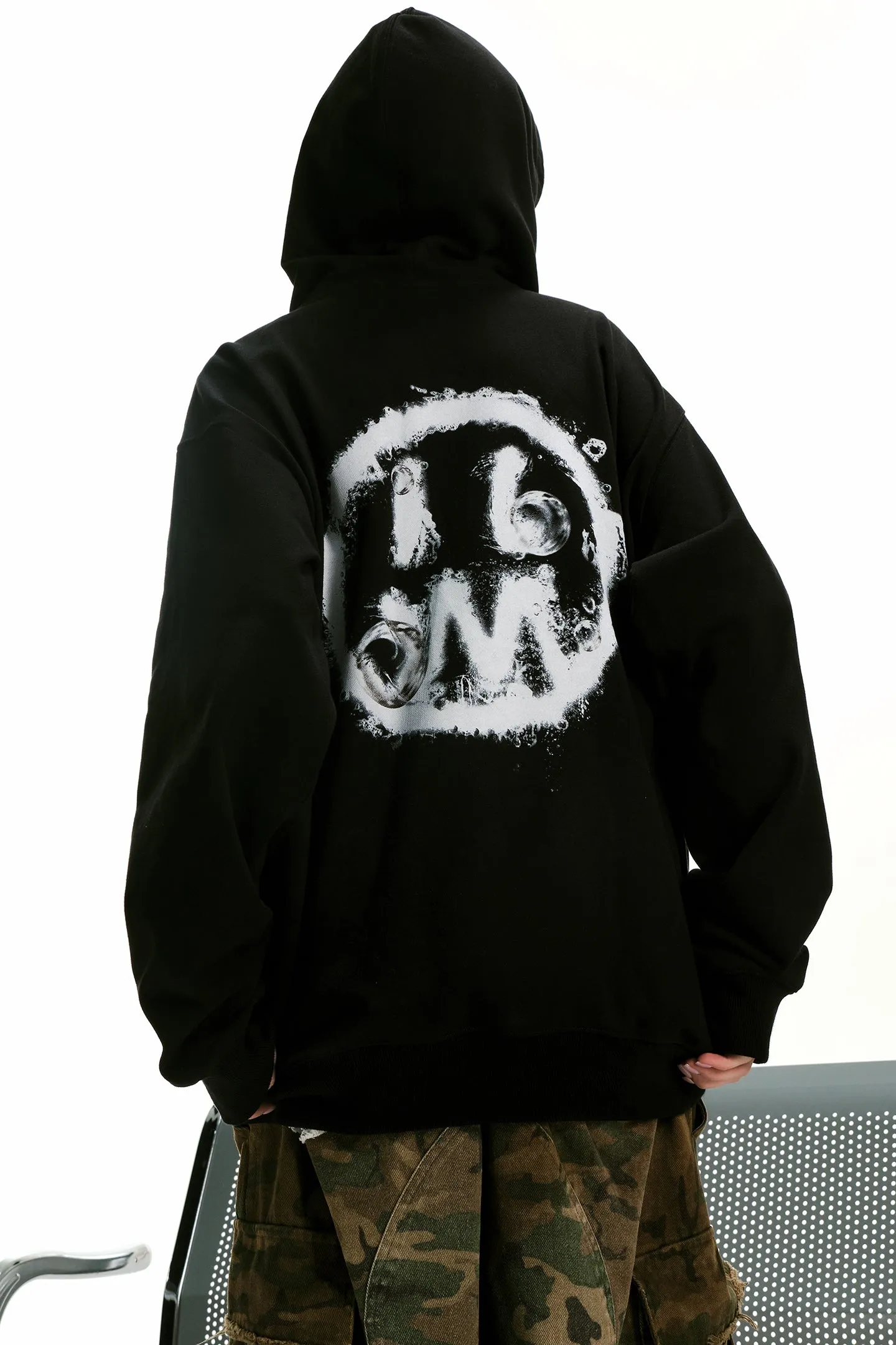 Beaster Ghost Face Bubble Hoodie