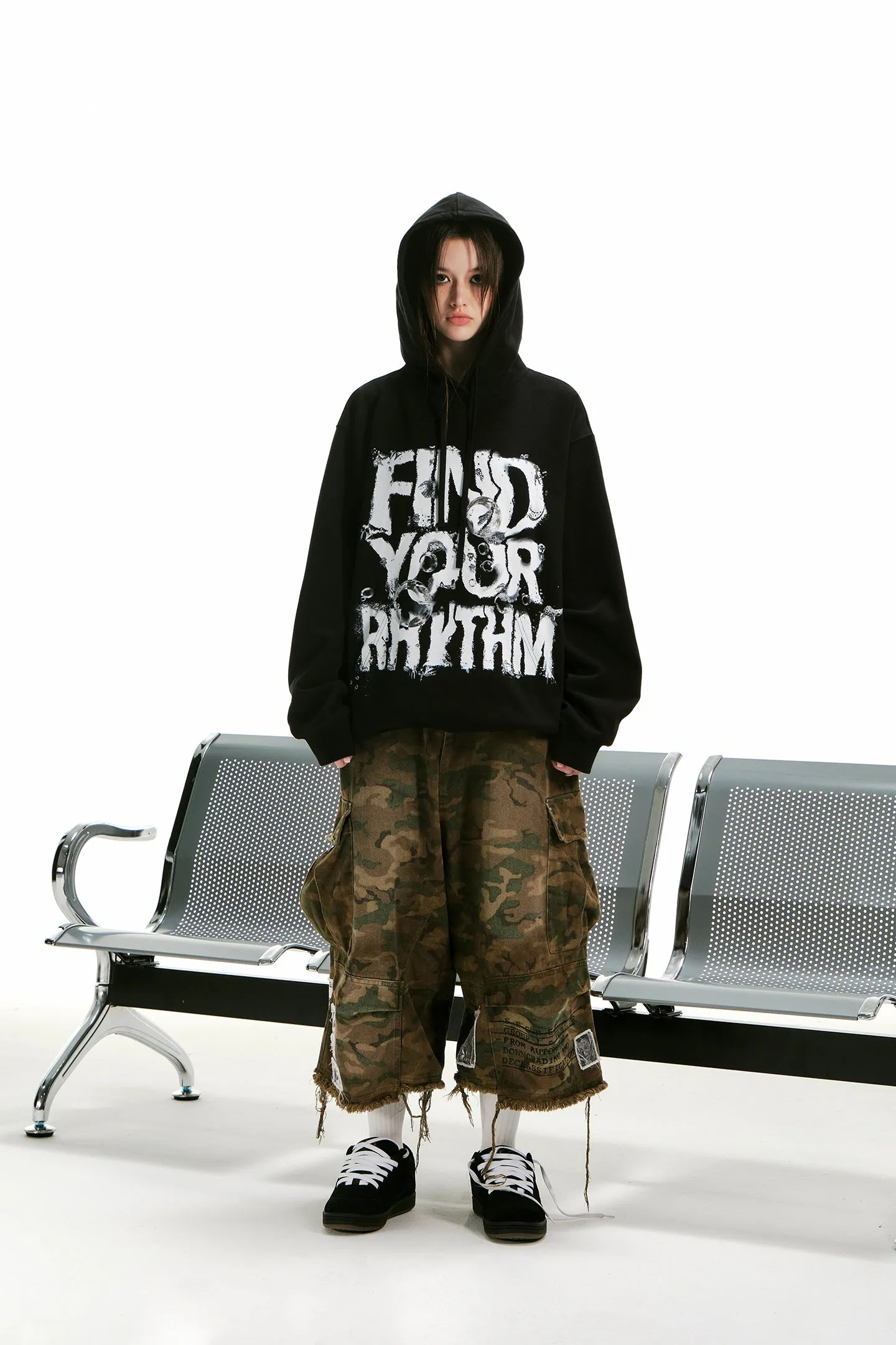 Beaster Ghost Face Bubble Hoodie