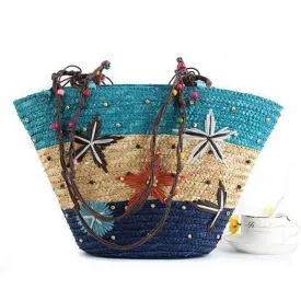 Blue Ocean Stars Beachbag