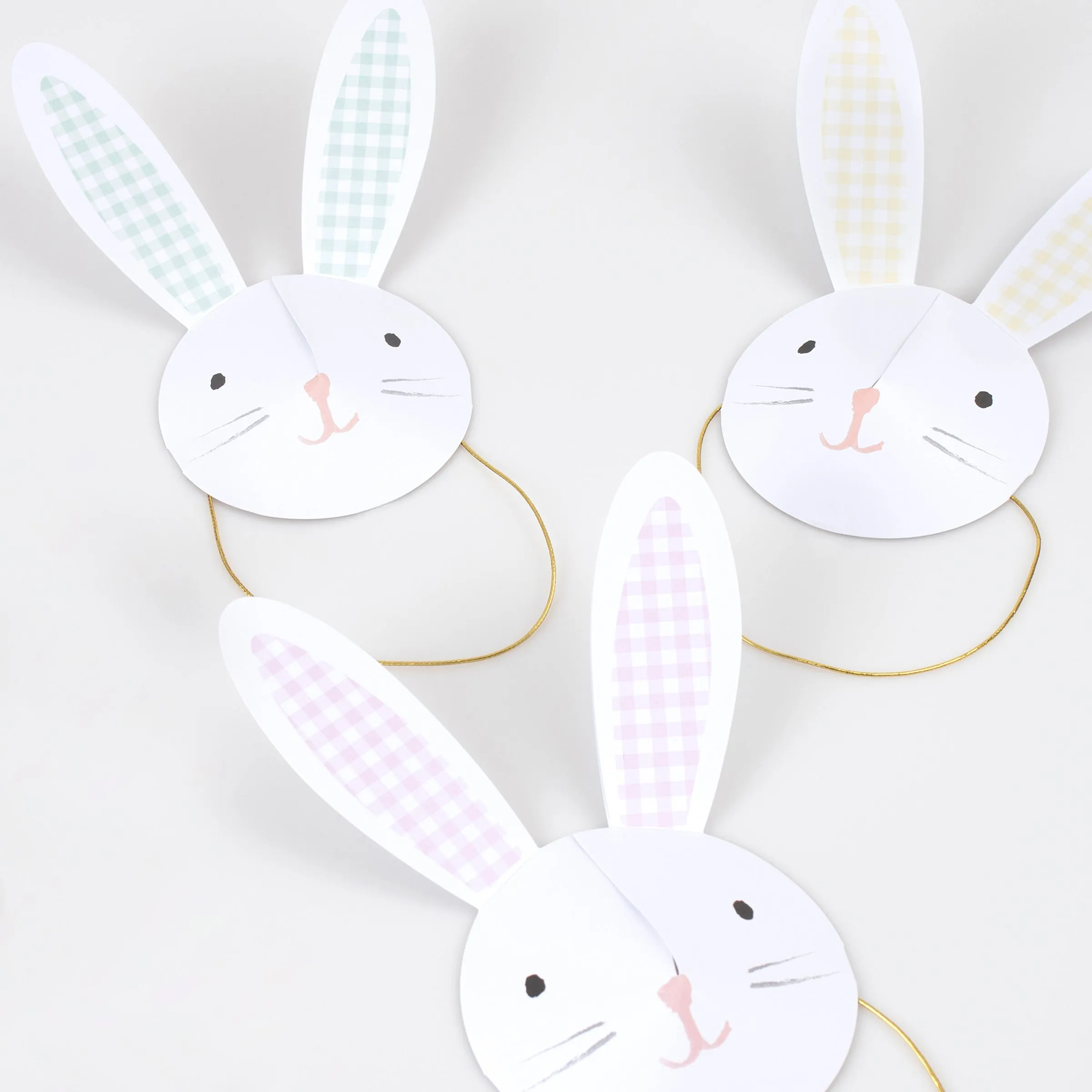 Bunny Party Hats (x 6)