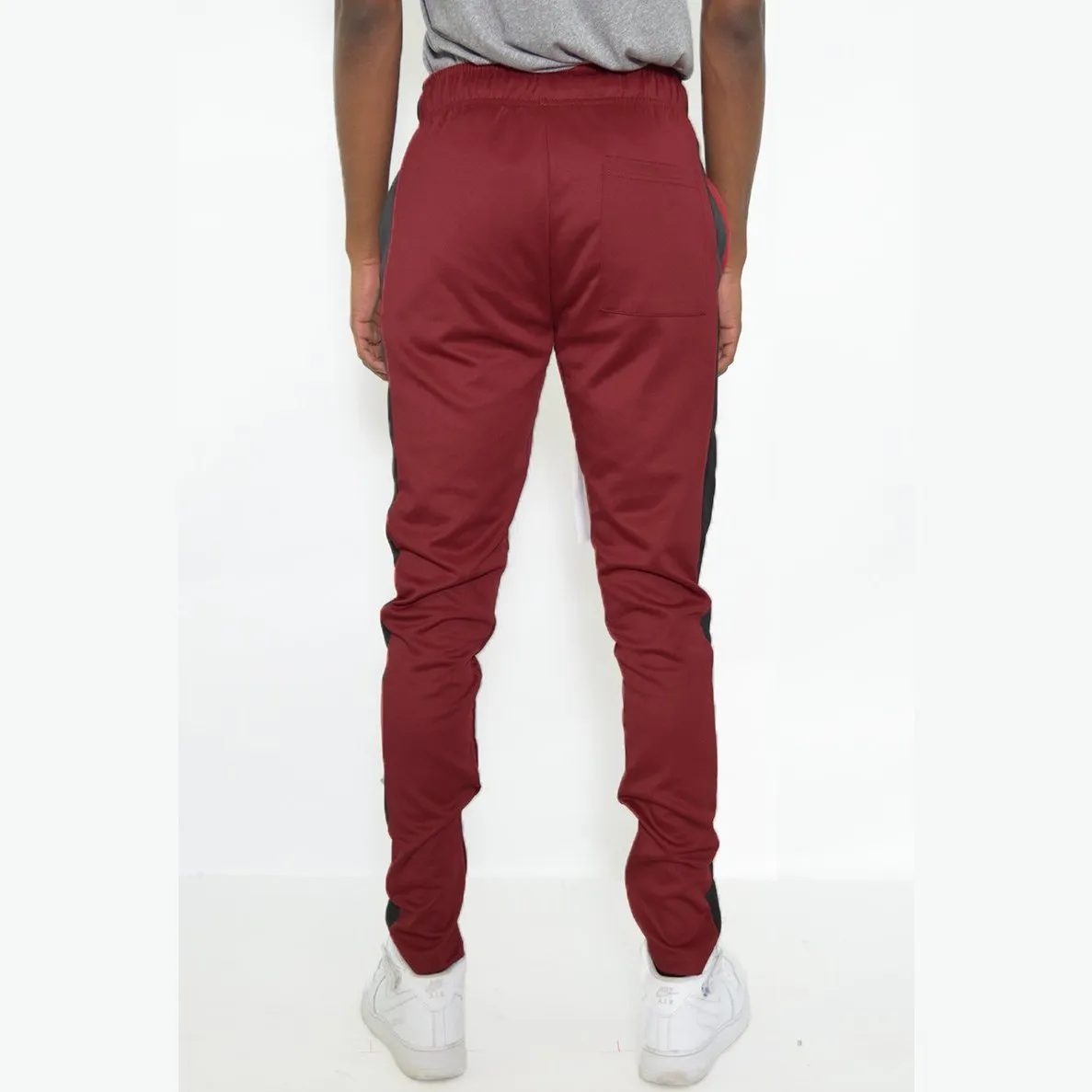 Burg & Blk Slim Fit Track Pants