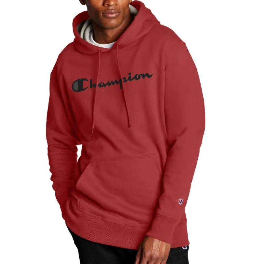 Champion Mens Powerblend Graphic Hoodie Sweatshirt