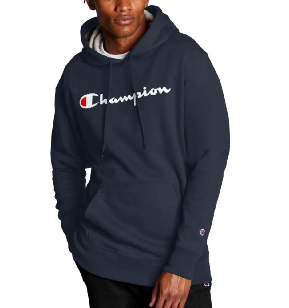 Champion Mens Powerblend Graphic Hoodie Sweatshirt