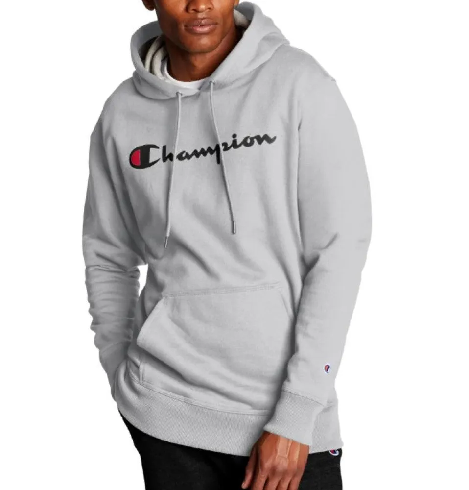 Champion Mens Powerblend Graphic Hoodie Sweatshirt