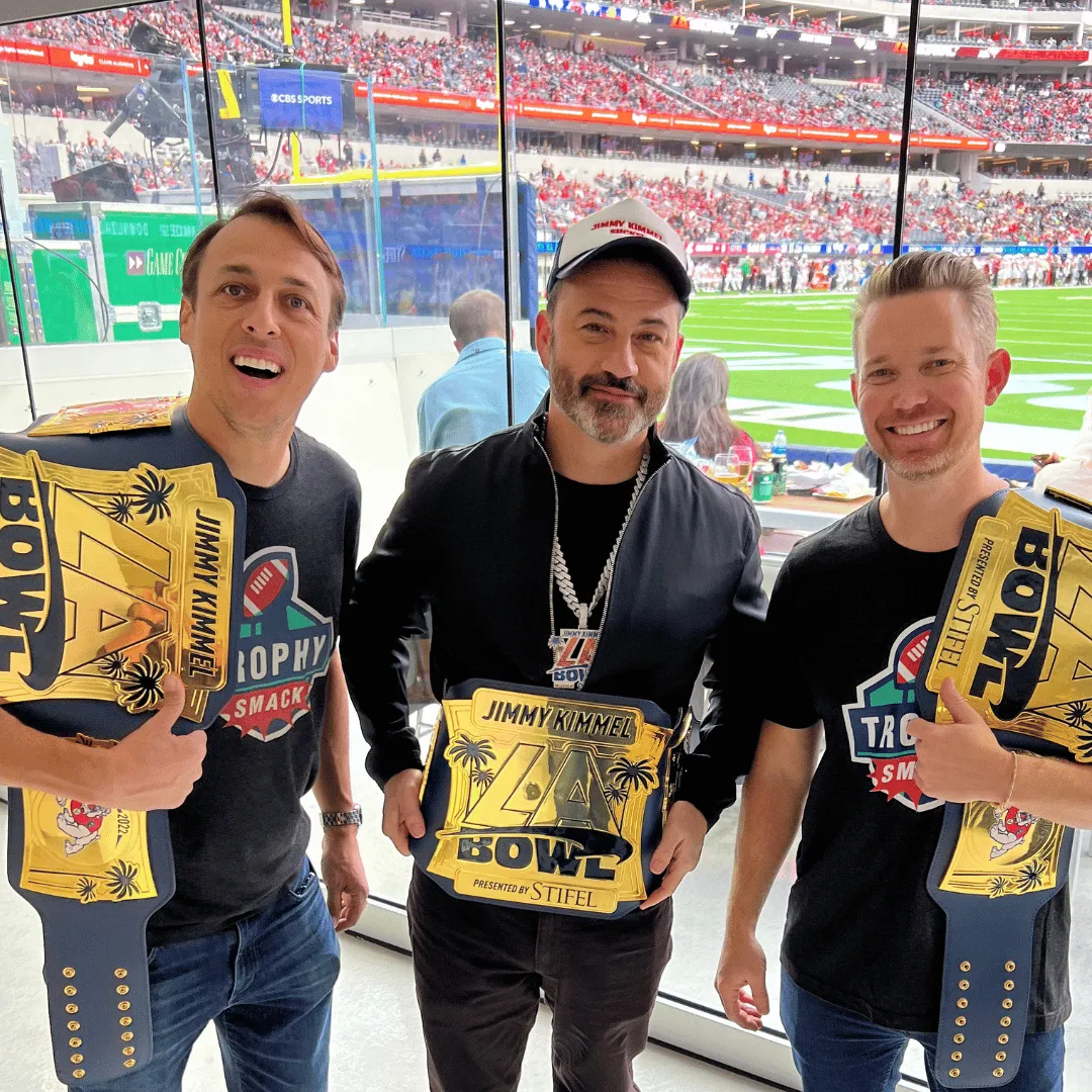 Commemorative Fresno State 2022 LA Bowl Championship Belt