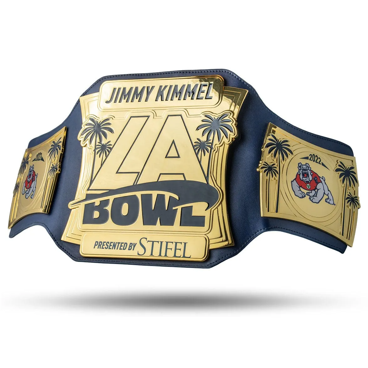 Commemorative Fresno State 2022 LA Bowl Championship Belt