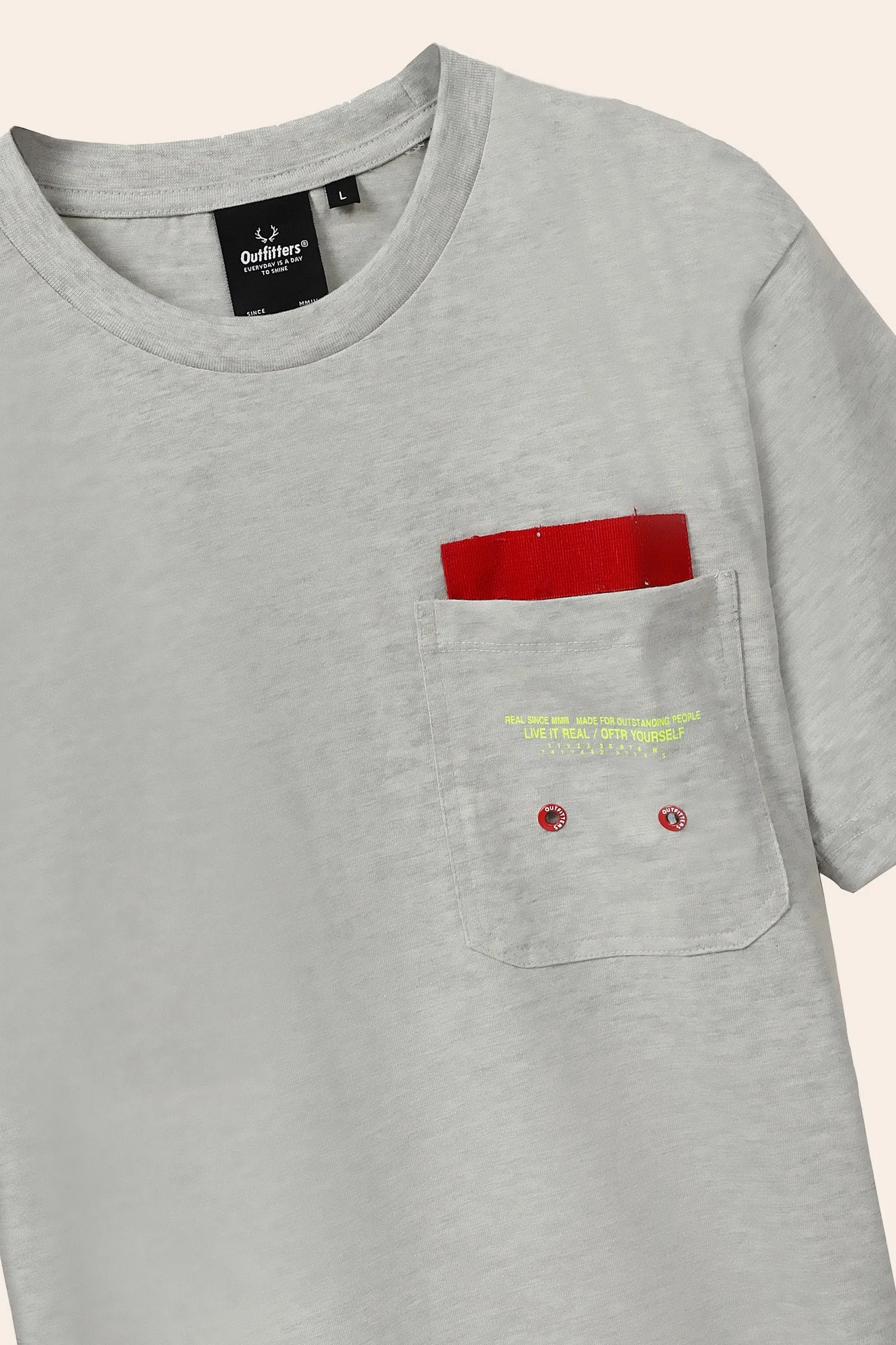 Designed Pocket T-Shirt