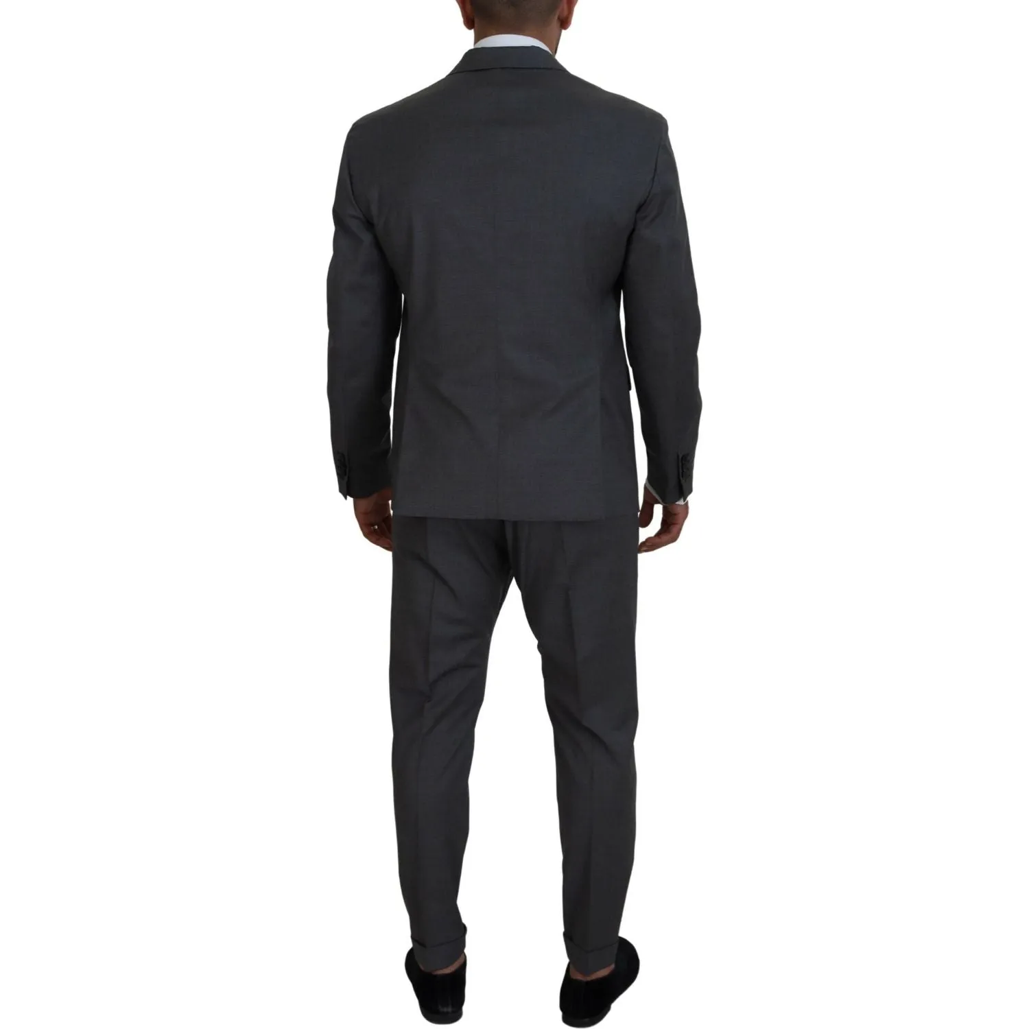 Dsquared² Gray Wool Single Breasted 2 Piece CIPRO Suit