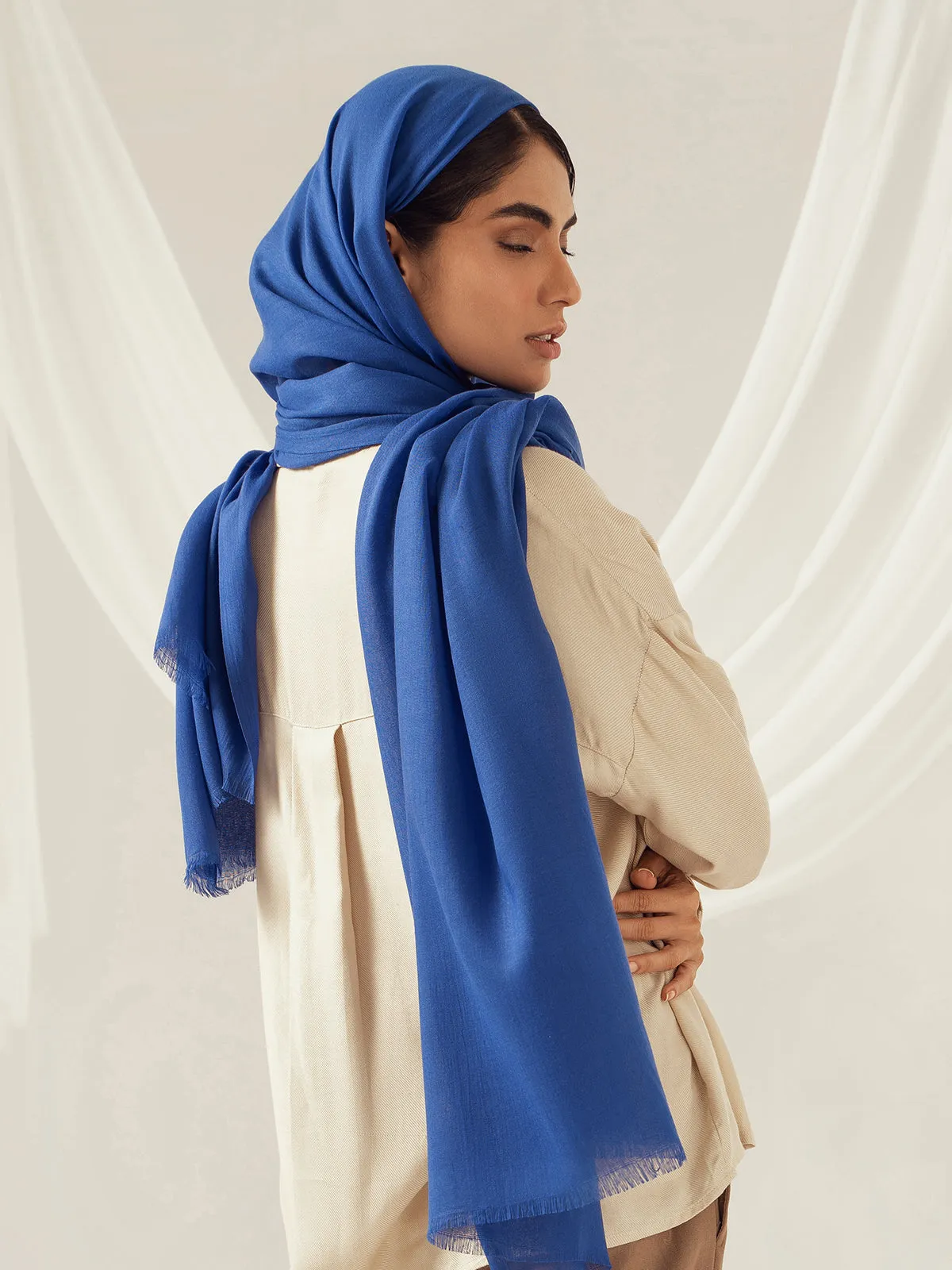 Eco-Luxe Scarves & Hijabs - Royal Blue