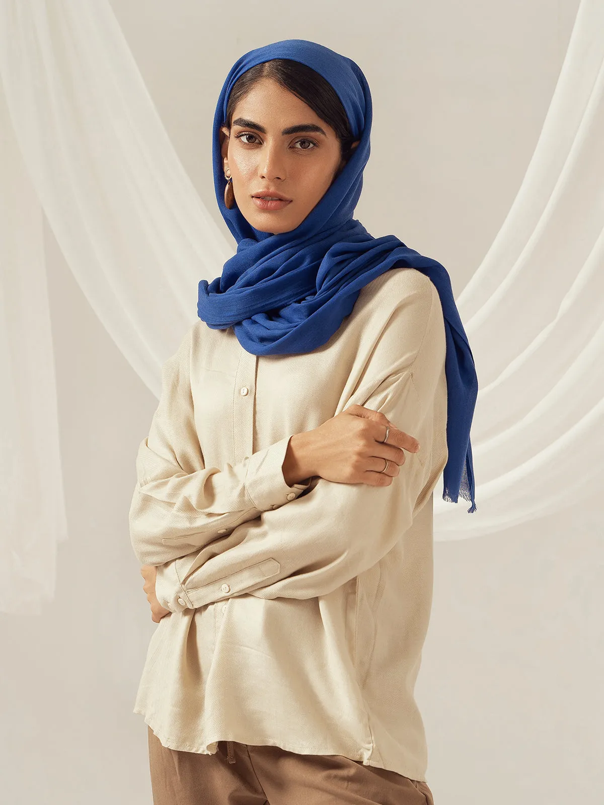 Eco-Luxe Scarves & Hijabs - Royal Blue