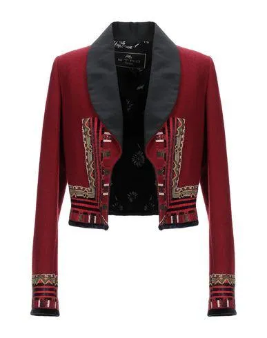 Etro Women Blazer Maroon 10 UK