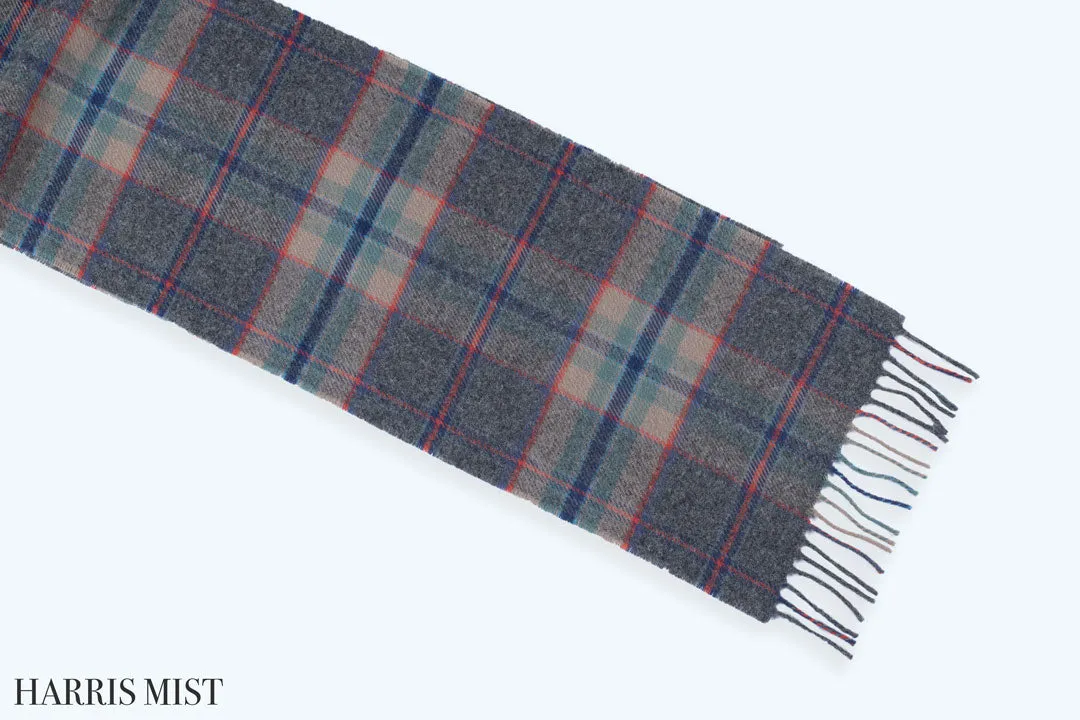 Exclusive Mist Range Lambswool Tartan Scarf