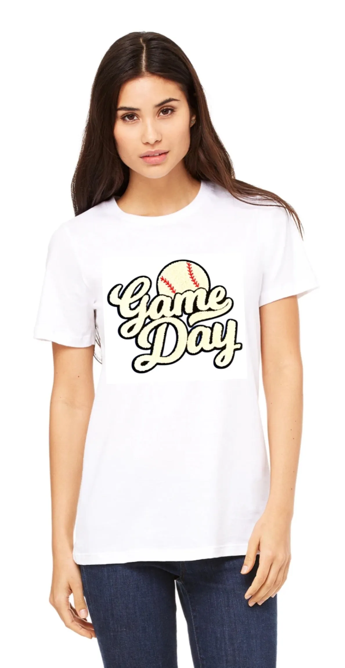 Game Day Baseball Patch Tees & Sweatshirts