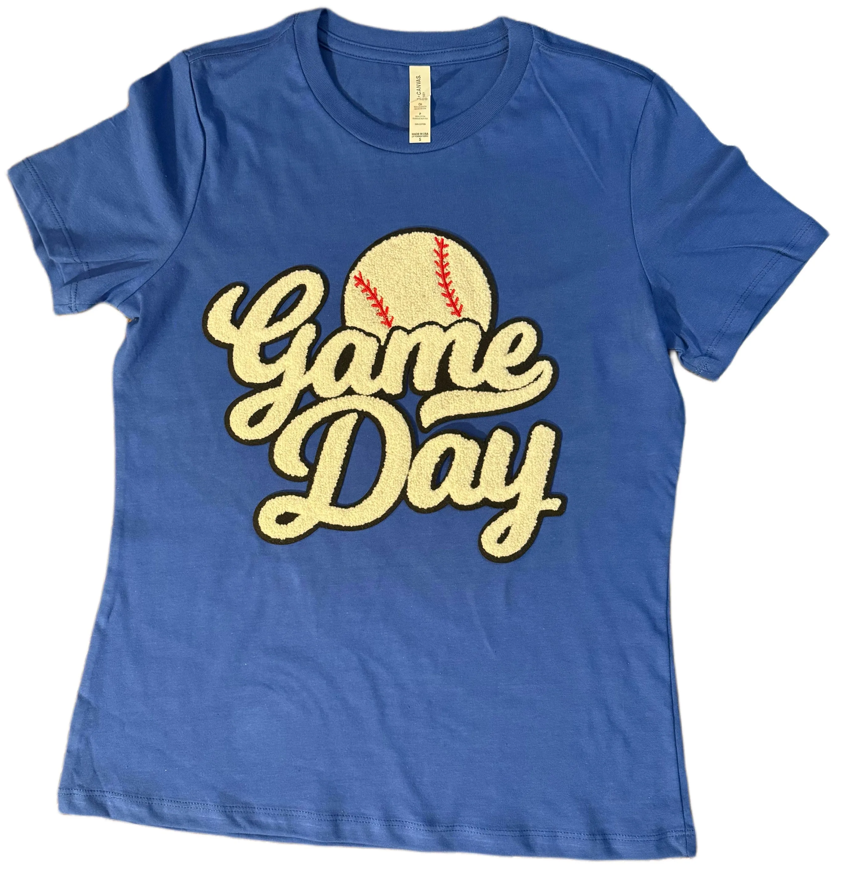 Game Day Baseball Patch Tees & Sweatshirts