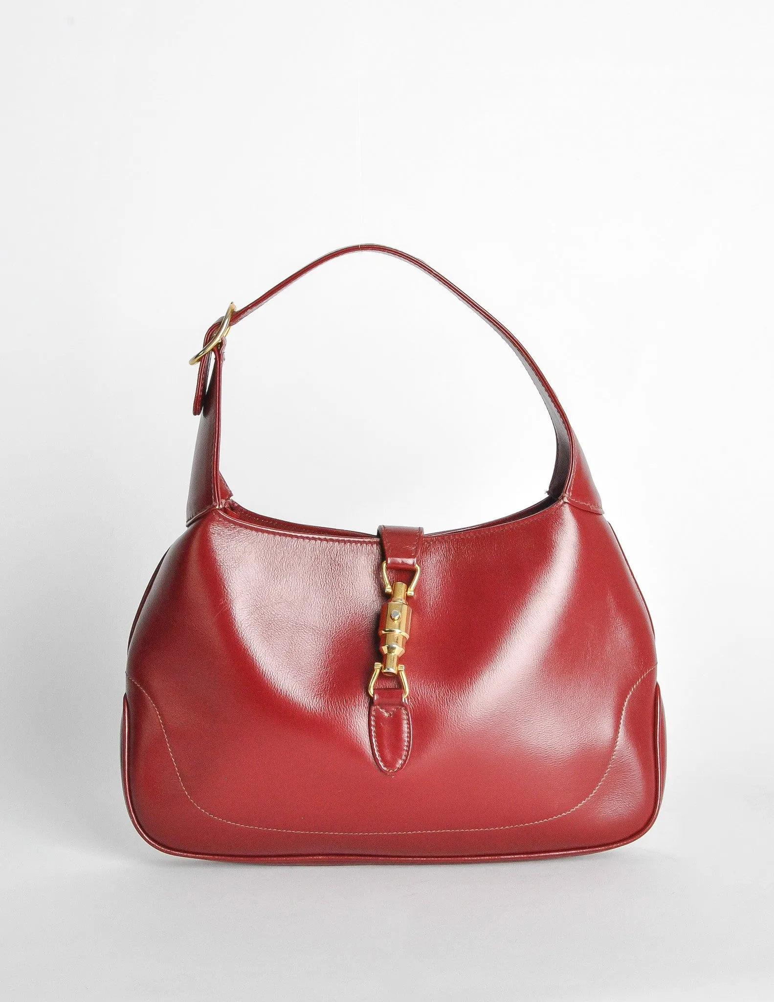 Gucci Vintage 1960s Maroon Jackie O Handbag