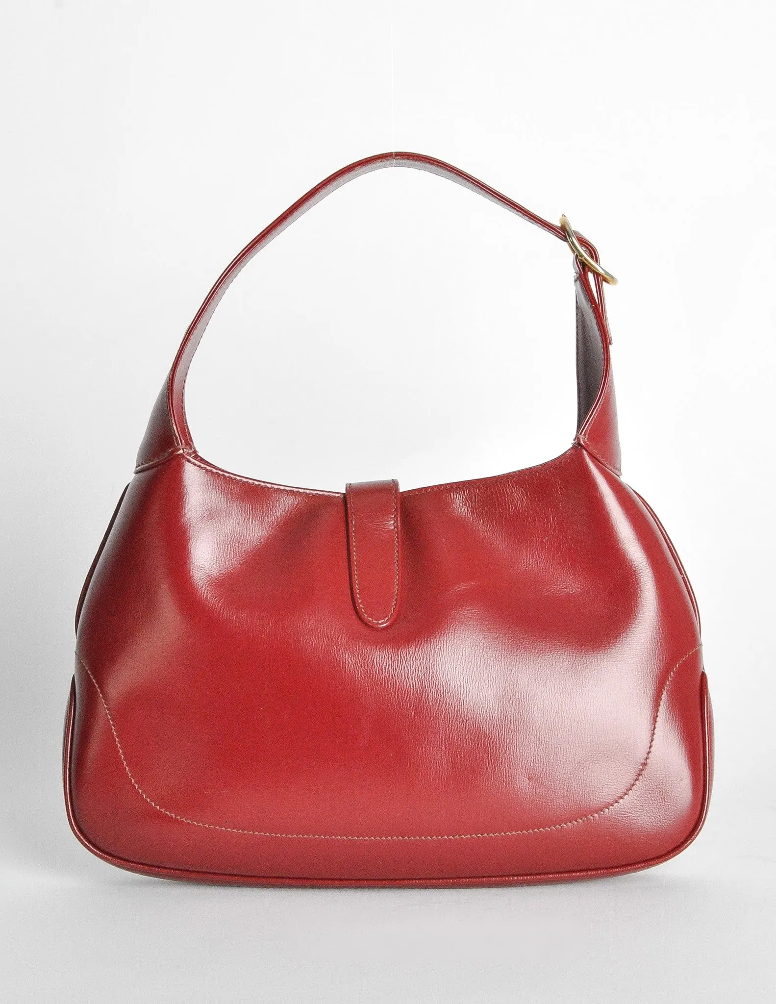 Gucci Vintage 1960s Maroon Jackie O Handbag