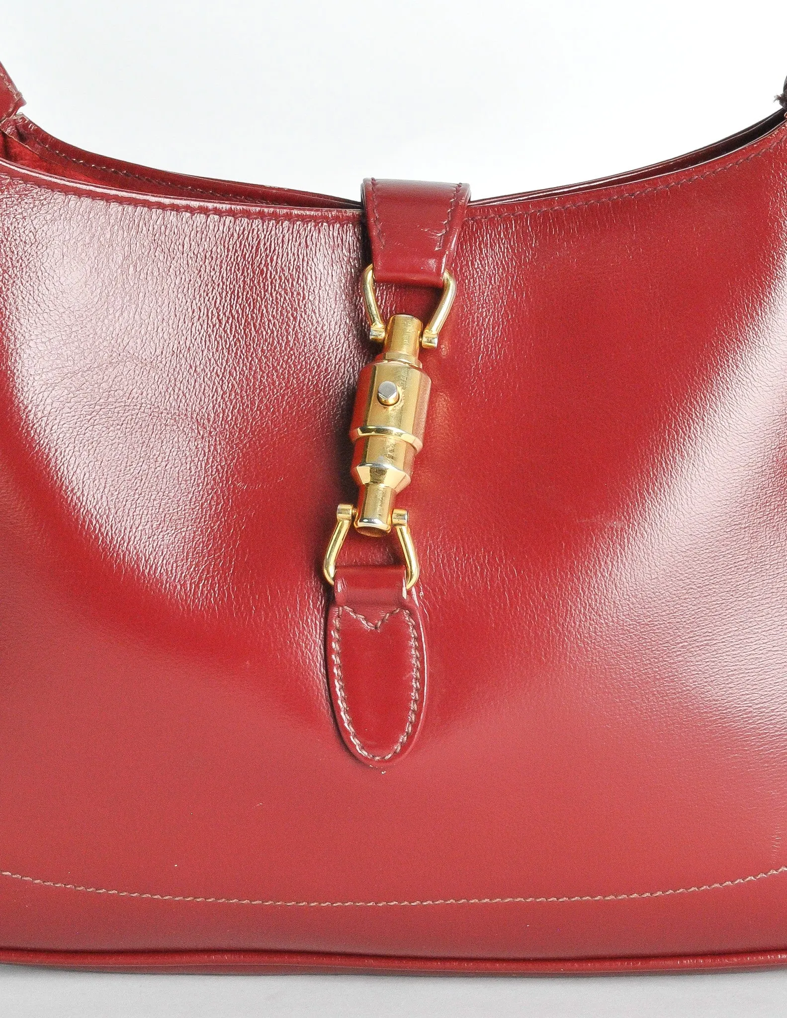 Gucci Vintage 1960s Maroon Jackie O Handbag