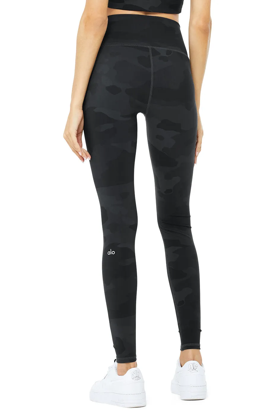 High-Waist Camo Vapor Legging - Black Camouflage