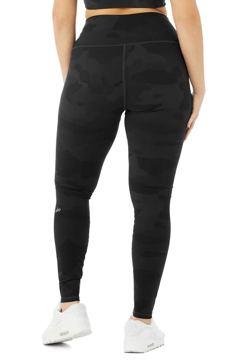 High-Waist Camo Vapor Legging - Black Camouflage