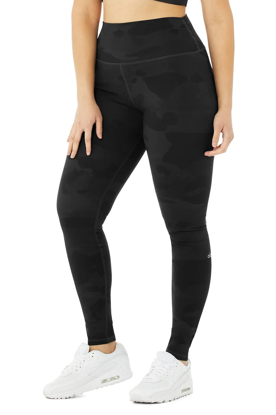 High-Waist Camo Vapor Legging - Black Camouflage