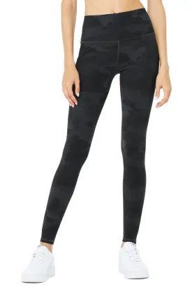 High-Waist Camo Vapor Legging - Black Camouflage