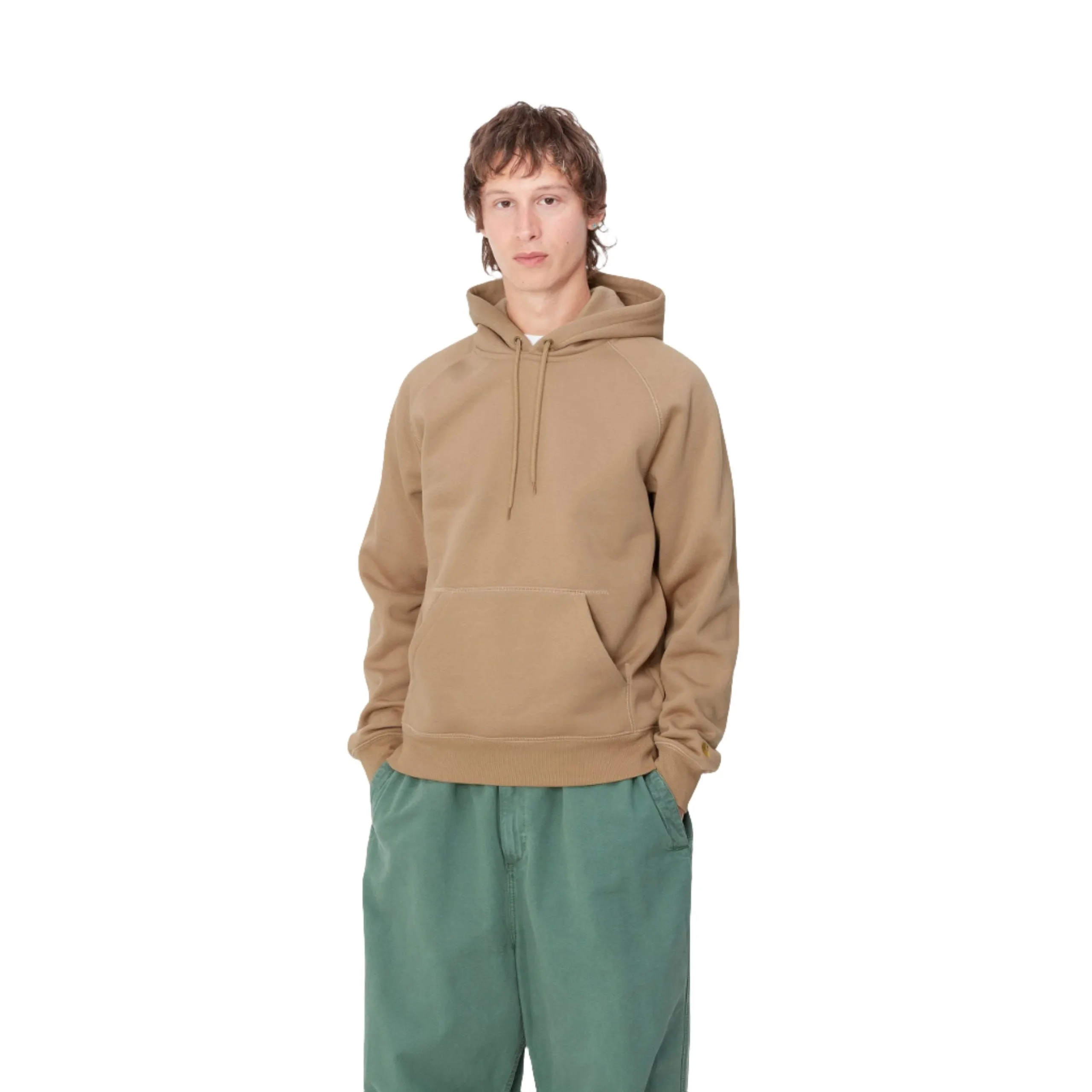 HOODED CHASE SWEAT / CARHARTT WIP / PEANUT