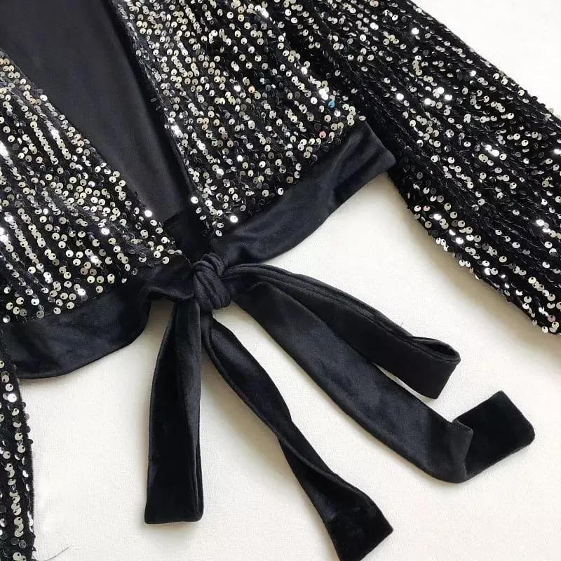 Ibiza Sequined Party Blouse