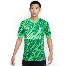 Liverpool FC Stadium Goalkeeper Men's Nike Dri-FIT Soccer Replica Short-Sleeve Jersey Green