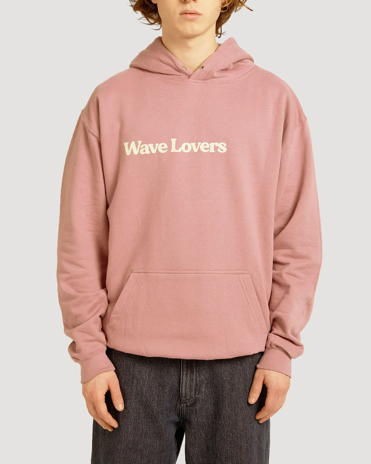 LOVERS HOODIE IN SALMON PINK