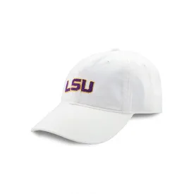 LSU Needlepoint Hat (White)