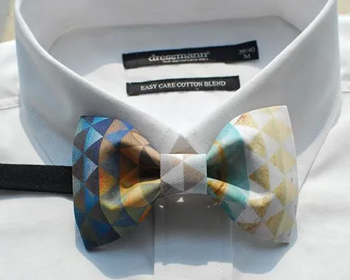 Men Pre-tied Cotton Bow Tie - Available in 25 Choices