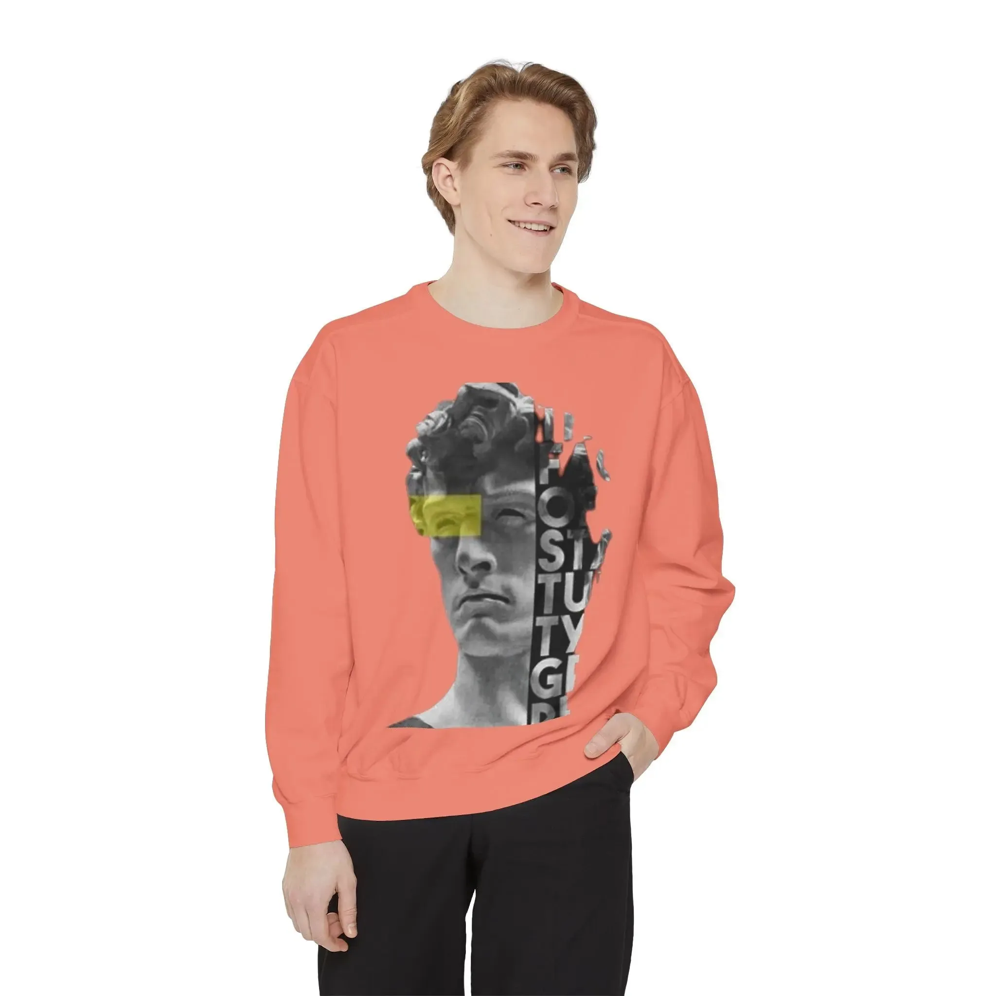 MENS and women Garment-Dyed Sweatshirt