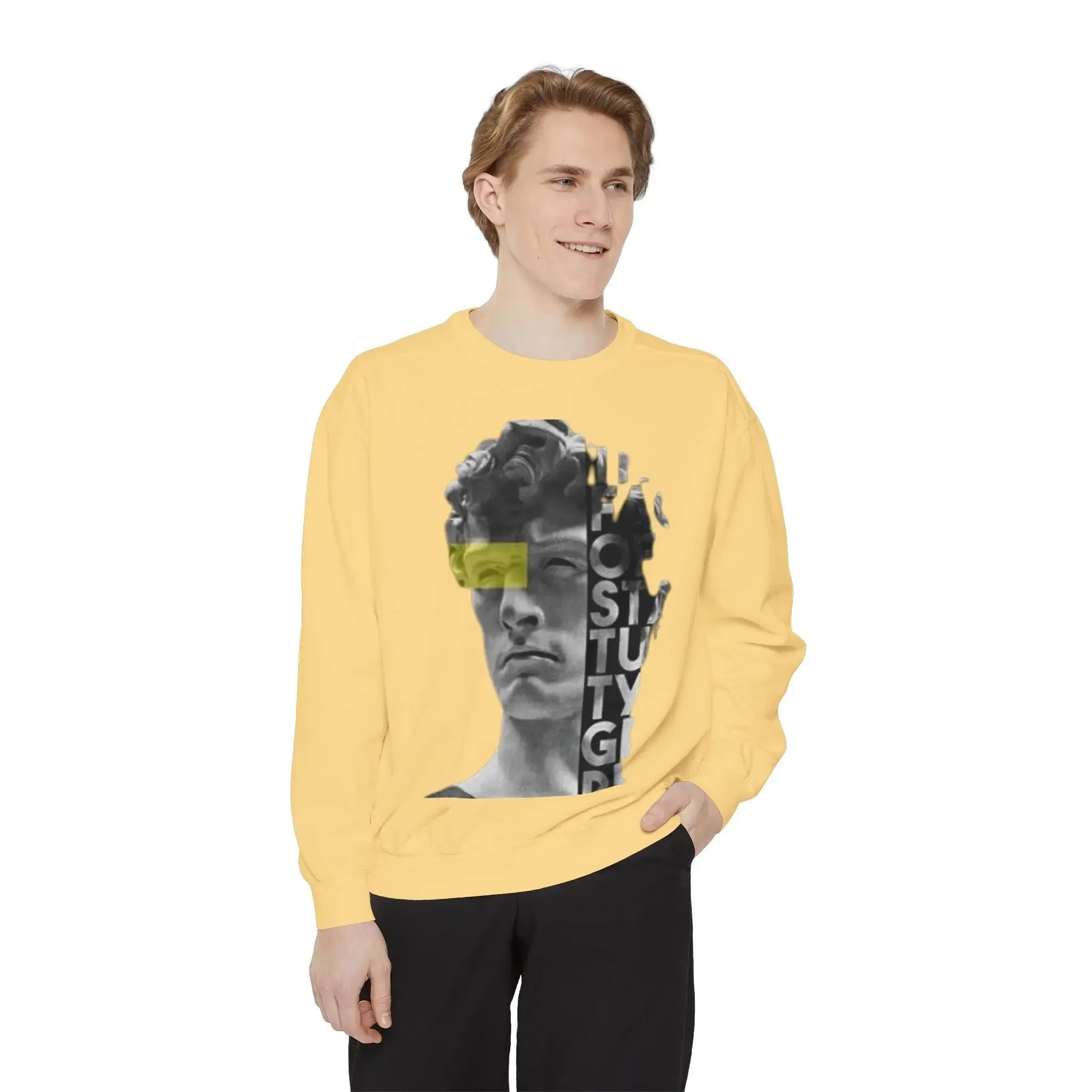 MENS and women Garment-Dyed Sweatshirt