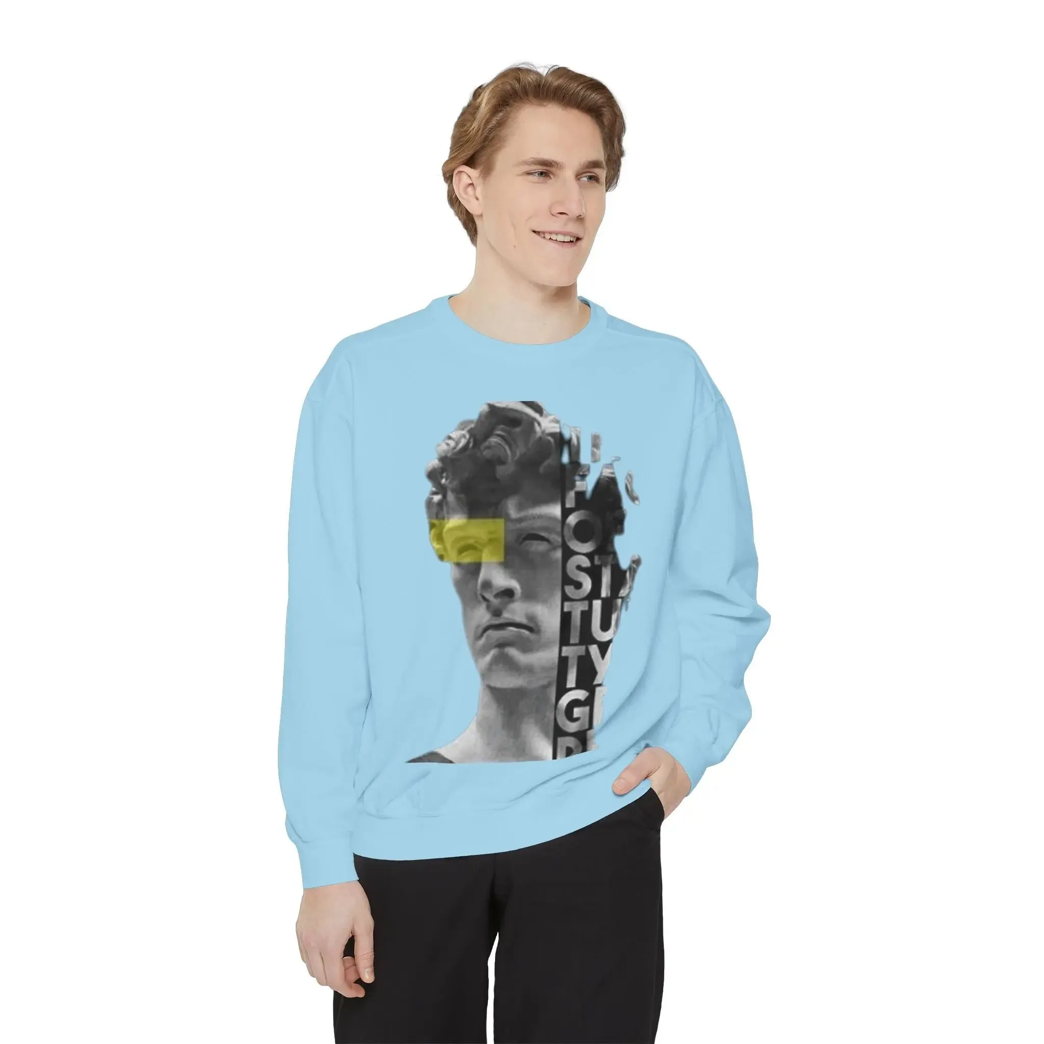 MENS and women Garment-Dyed Sweatshirt