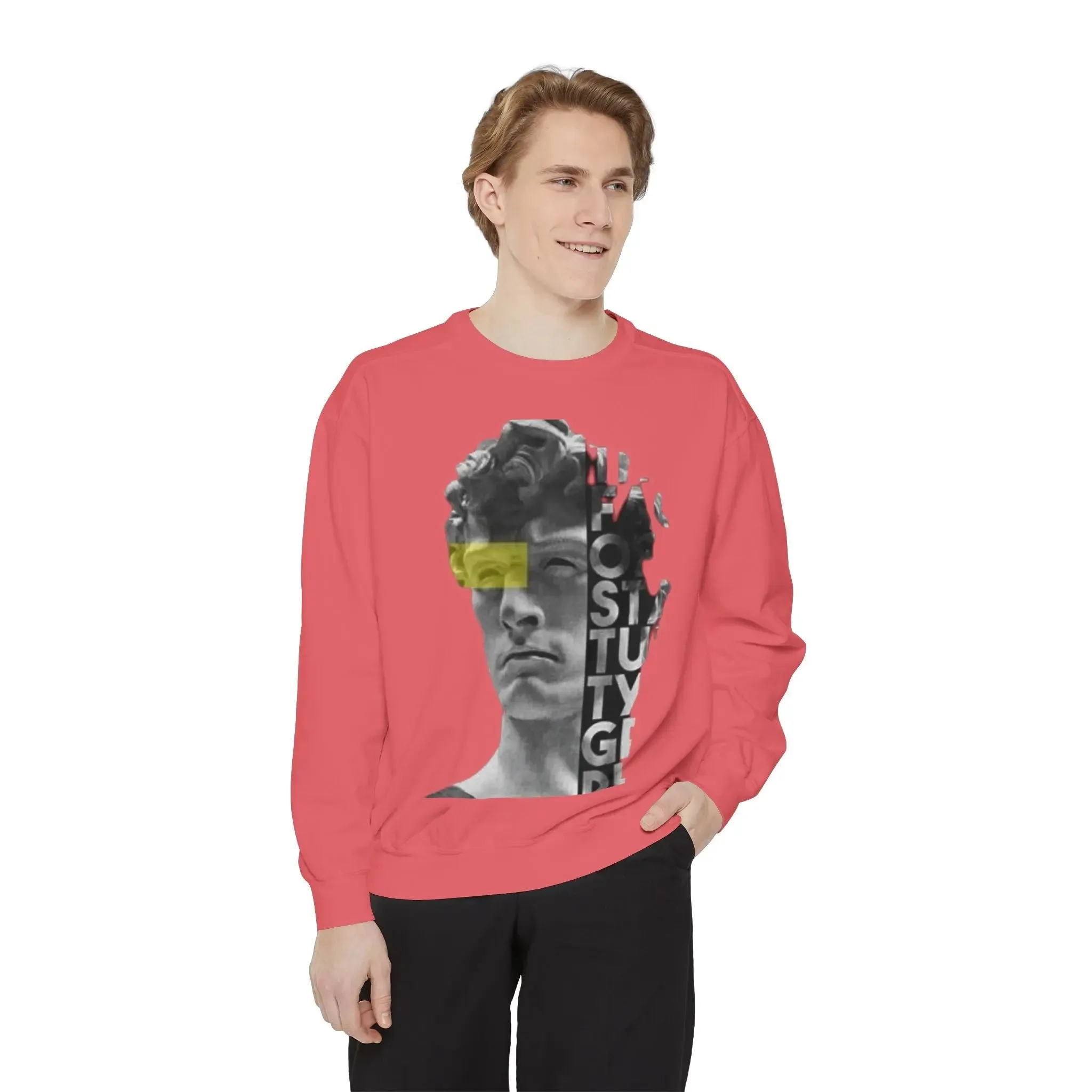 MENS and women Garment-Dyed Sweatshirt