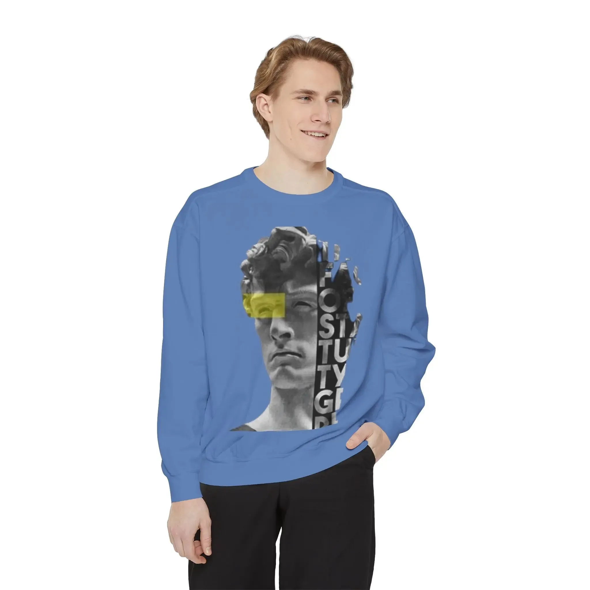 MENS and women Garment-Dyed Sweatshirt