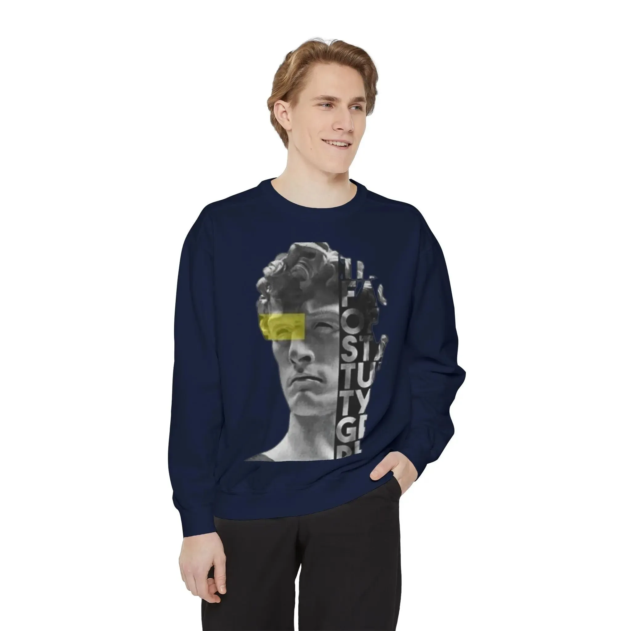 MENS and women Garment-Dyed Sweatshirt