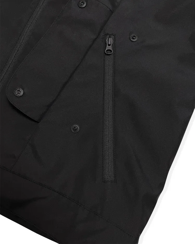 Multi zip jacket black