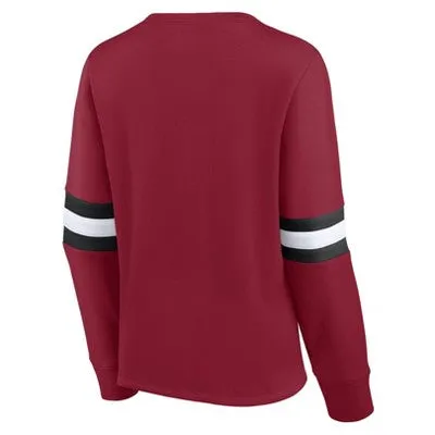 New - NFL Atlanta Falcons Women's Game Winner Crew Fleece Sweatshirt - M