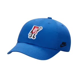 NIKE CLUB KIDS' ADJUSTABLE UNSTRUCTURED BOXY CAP BLUE