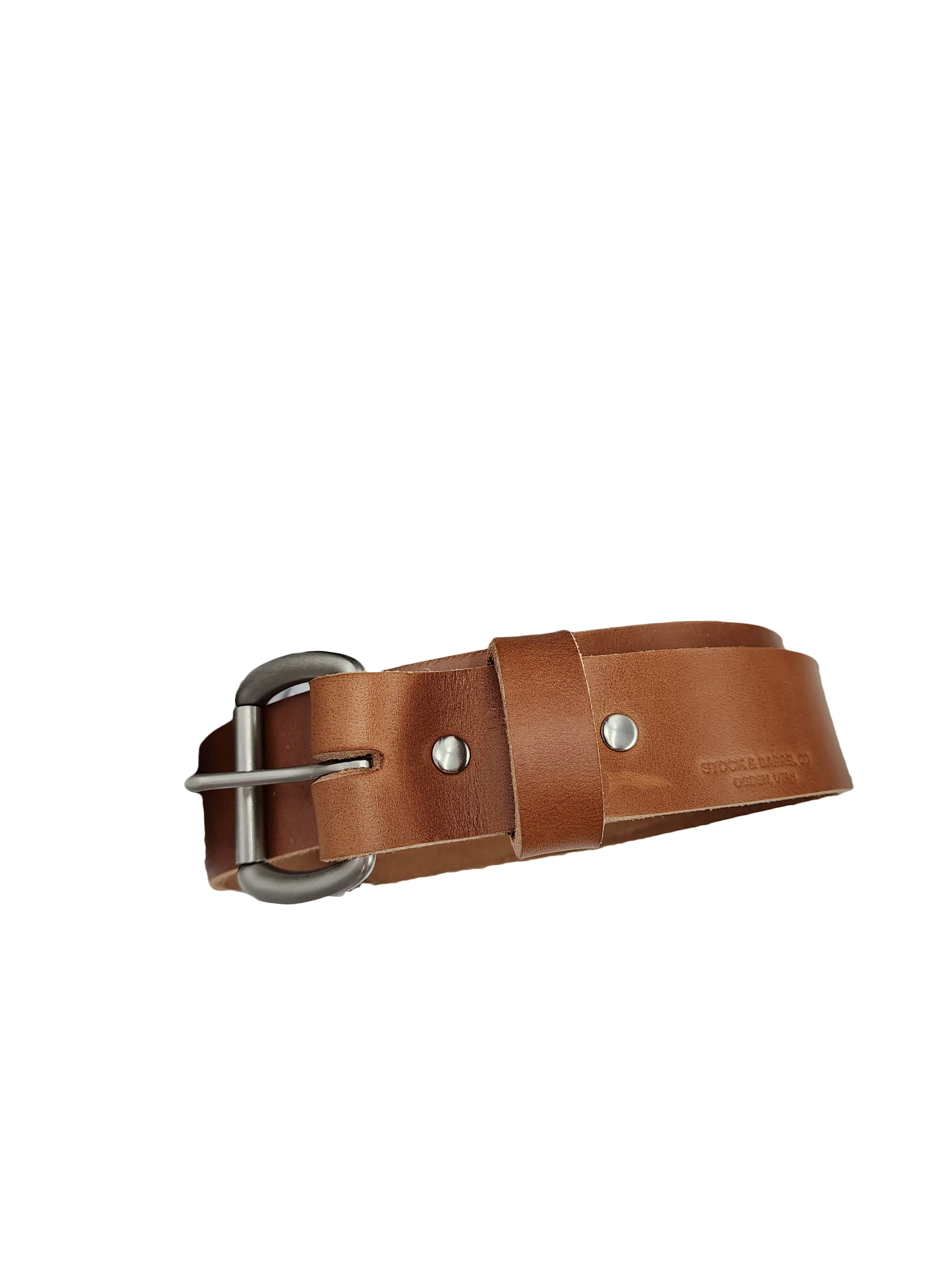 No.6 | 'Buck Brown' Rugged Leather Men's Belt