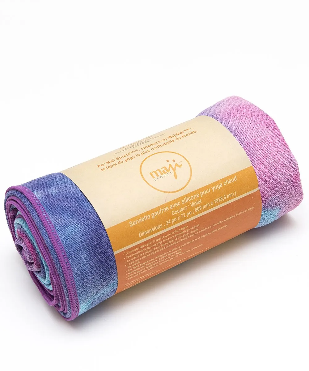 Noskid Sandwash Tie Dye Yoga Towel