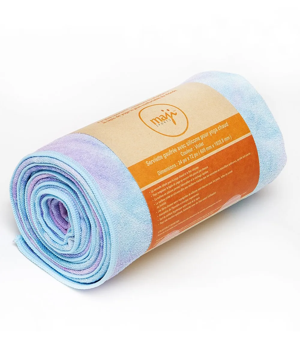 Noskid Sandwash Tie Dye Yoga Towel