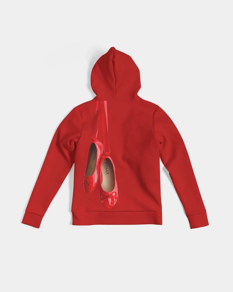 NOT WITHOUT MY DOLLY BALLERINAS RED Women's Hoodie