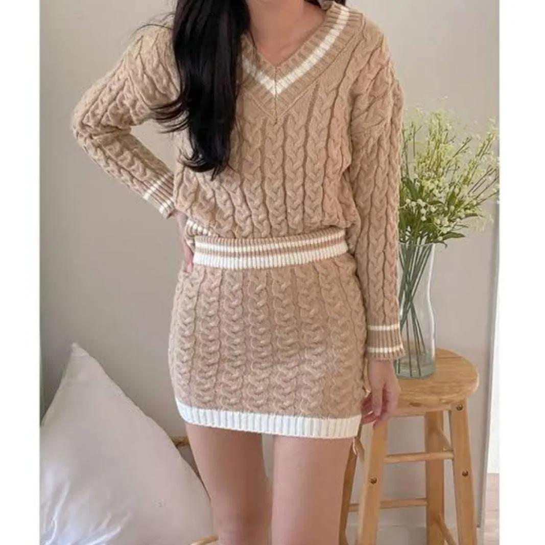 Pammy Woolen Coord Set